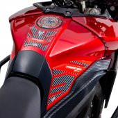 GP Kompozit Yamaha MT-09 Tracer 2015-2020 Uyumlu Tank Pad Seti Kırmızı-Karbon - 1
