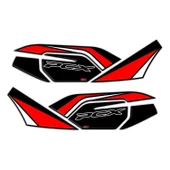 GP Kompozit Honda PCX 125 2021-2024 Uyumlu Yan Alt Ayak Pad Kırmızı - 1