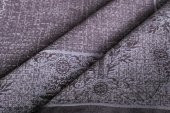 Finezza Ayda Lüx Jakar Polycotton Füme TP Kumaş  Masa Örtüsü 160x220 cm - 1244 - 2