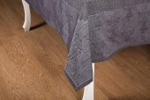 Finezza Ayda Lüx Jakar Polycotton Füme TP Kumaş  Masa Örtüsü 160x220 cm - 1244 - 6