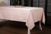Finezza Ayda Lüx Jakar Polycotton Pudra TP Kumaş  Masa Örtüsü 160x220 cm - 1245 - 8