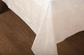 Finezza Ayda Lüx Jakar Polycotton Bej TP Kumaş  Masa Örtüsü 160x220 cm - 1246 - 4