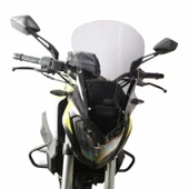 GP Kompozit Bajaj Dominar 250 / 400 2017-2024 Uyumlu Ön Cam Siyah - 3