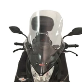 GP Kompozit Bajaj Pulsar NS 200 2011-2024 Uyumlu Uzun Tur Camı Şeffaf - 7