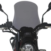 GP Kompozit Benelli Leoncino 2019-2020 Uyumlu Ön Cam Siyah - 2