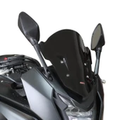 GP Kompozit Honda CBR650F 2014-2018 Uyumlu Ön Cam Siyah - 3