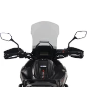 GP Kompozit Honda NC 750 X 2021-2024 Uyumlu Baskılı Tur Camı Şeffaf - 4