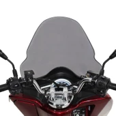 GP Kompozit Honda PCX 125 / 150 2014-2017 Uyumlu Ön Cam Siyah - 5
