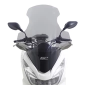 GP Kompozit Honda PCX 125 / 150 2014-2017 Uyumlu Elcikli Ön Cam Füme - 1