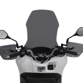 GP Kompozit Honda PCX 125 2021-2024 Uyumlu Ön Tur Camı Füme - 4