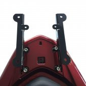 GP Kompozit Honda PCX 125 / 150 2011-2024 Uyumlu Arka Çanta Demiri Siyah - 3