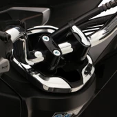 GP Kompozit Honda PCX 125 / 150 2018-2024 Uyumlu Gidon Yükseltme Siyah - 5