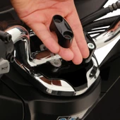 GP Kompozit Honda PCX 125 / 150 2018-2024 Uyumlu Gidon Yükseltme Siyah - 4