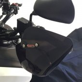 GP Kompozit Honda PCX 125 / 150 2014-2017 Uyumlu Elcik Koruma Siyah - 3