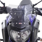 GP Kompozit Yamaha MT-07 2018-2020 Uyumlu Spor Ön Cam Şeffaf - 2