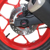 GP Kompozit Yamaha MT-25 2015-2024 Uyumlu Ön ve Arka Aks Koruma Takozu Seti Siyah - 5