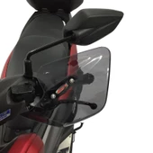 GP Kompozit Yamaha NMAX 125 / 155 2015-2022 Uyumlu Elcik Koruma Füme - 1