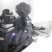 GP Kompozit Yamaha Tmax 2015-2018 Uyumlu Tur Camı Şeffaf - 5