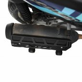 GP Kompozit Yamaha XMAX 250 2011-2017 Uyumlu Egzoz Koruma Kapağı Siyah - 4