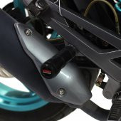 GP Kompozit CF Moto 150 NK 2016-2022 Uyumlu Egzoz Koruma Takozu Siyah - 3