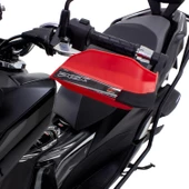 GP Kompozit Honda PCX 125 / 150 2014-2024 Uyumlu Plastik Elcik Koruma Siyah - 1