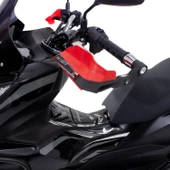 GP Kompozit Honda PCX 125 / 150 2014-2024 Uyumlu Plastik Elcik Koruma Siyah - 3