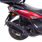 GP Kompozit Yamaha NMAX 125 / 155 2021-2024 Uyumlu Egzoz Koruma Kapağı Siyah - 3