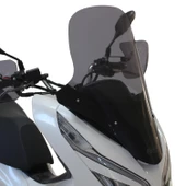 GP Kompozit Honda PCX 125 2018-2020 Uyumlu Ön Cam Siyah - 3