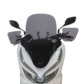 GP Kompozit Honda PCX 125 2018-2020 Uyumlu Ön Cam Siyah - 6