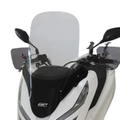 GP Kompozit Honda PCX 125 2018-2020 Uyumlu Ön Tur Camı Şeffaf - 3