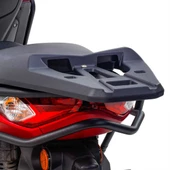 GP Kompozit Yamaha NMAX 125 / 155 2021-2024 Uyumlu Arka Çanta Demiri Siyah - 7