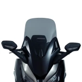 GP Kompozit Honda Forza 250 2021-2025 Uyumlu Ön Tur Camı Füme - 1