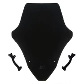 GP Kompozit Honda PCX 125 / 150 2021-2024 Uyumlu Spor Ön Cam Siyah - 2