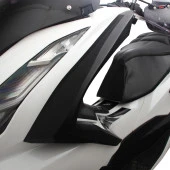 GP Kompozit Honda PCX 125 / 150 2021-2024 Uyumlu Üst Bacak Koruma Siyah - 3