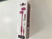 Powerway WOW Pink Kulak İçi Mikrofonlu Ses Kontrolli Kulaklık - 1