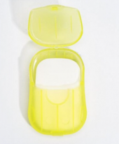 Sarı Plastik Kutulu Kağıt Sabun - 1