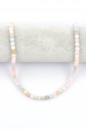 Golden Obsidyen Doğal Taş Dizi 6 mm Fasetli Küre Kesim - 2