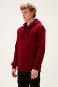 Bad Bear Bad Neck Kapüşonlu Erkek Lava Sweatshirt Bordo - 2