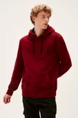 Bad Bear Bad Neck Kapüşonlu Erkek Lava Sweatshirt Bordo - 3