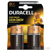 Duracell Alkalin Büyük Boy Pil (D) 2 Lİ Kartela - 1