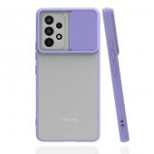 Samsung Galaxy A73 Kılıf Palm Buzlu Kamera Sürgülü Silikon Kılıf - 7