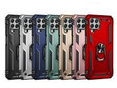 Samsung Galaxy M33 Kılıf Sofya Yüzüklü Standlı Silikon Kılıf thumbnail 1