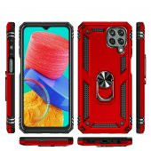 Samsung Galaxy M33 Kılıf Sofya Yüzüklü Standlı Silikon Kılıf thumbnail 10