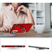 Samsung Galaxy M23 Kılıf Sofya Yüzüklü Standlı Silikon Kılıf - 10