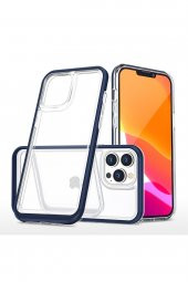 iPhone 13 Pro Kılıf Lims Arkası Şeffaf Tasarım Silikon Kılıf - 3