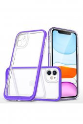 iPhone 11 Kılıf Lims Arkası Şeffaf Tasarım Silikon Kılıf thumbnail 4