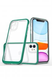 iPhone 11 Kılıf Lims Arkası Şeffaf Tasarım Silikon Kılıf thumbnail 6