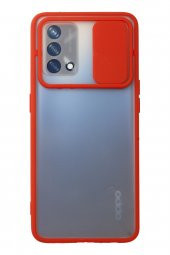 Oppo A55 4G Kılıf Palm Buzlu Kamera Korumalı Silikon Kılıf - 4