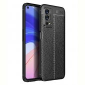 Oppo A55 4G Kılıf Focus Derili Kamera Korumalı SilikonKılıf - 1