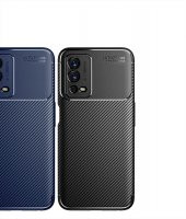 Oppo A55 4G Kılıf Focus Karbon Kamera Korumalı Silikon Kılıf - 4